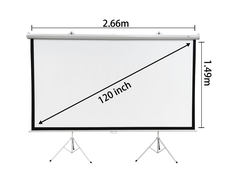 Projektorius Extralink Projektoriaus ekranas 120"
