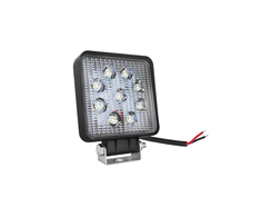 Kiti 27W LED žibintas automobiliams 9LED x3W, su lęšiais, 9-60Vdc