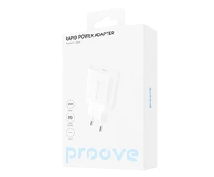 Proove laidinis įkroviklis Rapid 20W baltos spalvos