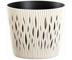 Prosperplast Puķu pods Sandy Round 14x16cm, g.dzeltens