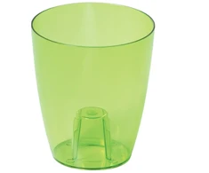 Prosperplast Vazonas orchidėjoms Coubi 13x16cm, 1.5L, skaidrus žalias