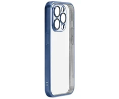 Apsauginis telefono dėklas Joyroom JR-15Q2, skirtas iPhone 15 Pro (matinė mėlyna)