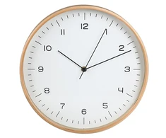 4Living Sieninis laikrodis BASIC Polywood, 31 cm