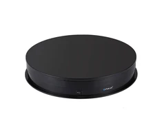 Puluz 30 cm USB elektrinis besisukantis patefonas juodas