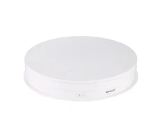 Puluz 30 cm USB elektrinis besisukantis patefonas baltas