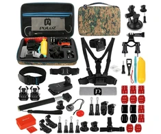 53 priedai veiksmo kameroms Puluz Combo Kit PKT27