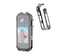 „Puluz“ metalinis apsauginis dėklas, skirtas „Insta 360 X4 Air“ (pilkas)
