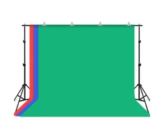 Puluz fotostudijos fono palaikymas 2x3m + fonai 3 vnt, PKT5205