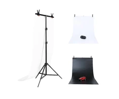 Puluz fotostudijos foninis palaikymas 70x200cm + fonai 2 vnt, DCA0976