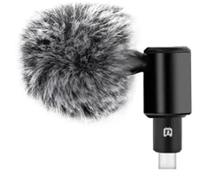 Puluz PU425 1.5 m USB-C prisegamas mikrofonas