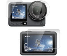 Puluz tempered glass set for DJI Osmo Action 6 (3 pcs).