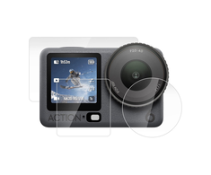 Puluz tempered glass set for DJI Osmo Action 6 (3 pcs).