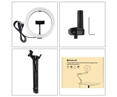Puluz Stalinis stovas su 26cm LED apšvietimo žiedu