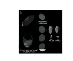 Pupa, Matt, Empty Makeup Ekranas, Juodas, With 8 Slots