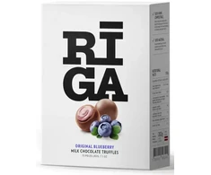 Pure Chocolate Piena šokolādes trifeles ar melleņu jogurta krēma pildījumu "Rīga" 202g