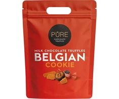 Pure Chocolate Pieniško šokolado triufeliai su belgietiško sausainio kremo įdaru 500g PURE Doypack