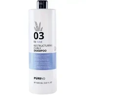 PURING 03 Rehab Restructuring Skirtas garbanotiems plaukams Šampūnas 1000ml