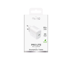 Puro Daily Prolite 25W USB-C Power Delivery Charger – baltos spalvos
