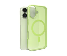 Puro Daylight Magsafe Compatible Silicone dėklas skirtas Apple iPhone 17 – Translucent žalios spalvos