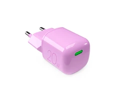 Puro Elektrik Puro 20W GaN USB-C Wall Charger - Rožinė