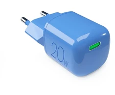 Puro Elektrik Puro 20W GaN USB-C Wall Charger - Mėlyna