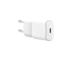 Puro Elektrik Puro Baltas 20W Power Delivery USB-C sieninis įkroviklis – baltas