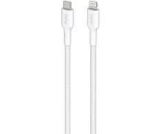 Puro Elektrik Puro Fabrik duomenų perdavimo ir įkrovimo kabelis | USB-C į Lightning | 1,2 m | baltas