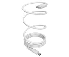 Puro Elektrik Puro Magnetic USB-C – USB-C 60 W USB 3.2 (20 Gbps) 1 m magnetinis kabelis – baltas