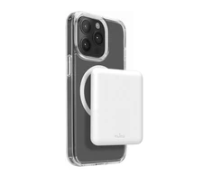 Puro Elektrik „Puro Power Mag 5000mAh“ išorinė baterija su „MagSafe USB-C“ – balta