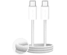Puro Fabrik 4 60 W duomenų perdavimo ir įkrovimo kabelis | USB-C į USB-C | 60 W | 2 m | balta