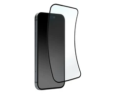Hibridinė ekrano apsauga Puro Flexible Glass D3O su juodu rėmeliu Apple iPhone 16 Pro