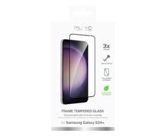 SBS Apsauginis stiklas Puro Frame Apsauginis stiklas su juodu rėmeliu Samsung Galaxy S25 Plus / S24+