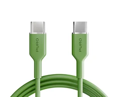 Puro ICON USB-C - USB-C cable 1.5m - žalias