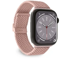 Puro ”LOOP” Elasticized Nylon apyrankė Apple Watch 38-40-41mm rožinės spalvos