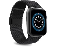 Puro Loop išmanusis laikrodis dirželis Apple Watch (42/44/45/49 mm) | Nailonas | juodas