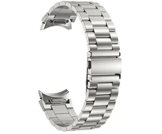 Puro METAL Stainless Steel apyrankė skirta Samsung Galaxy Watch 4 / 4 Classic / 5 / 5 Pro / 6 / 6 Classic - sidabro spalvos
