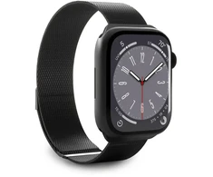 Puro 'MILANESE' apyrankė Apple Watch 38–40–41mm, juodos spalvos