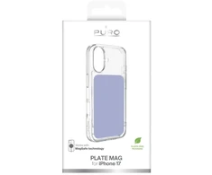 Puro „Plate Mag“ dėklas, skirtas „iPhone 17“, suderinamas su „MagSafe“ - Violetinė