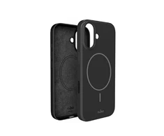 Puro „Pulse“ apsauginis polikarbonato dėklas „iPhone 17“ – juodas