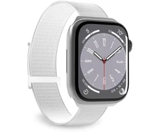 Puro ”SPORT” nylon apyrankė Apple Watch 42-44-45-49mm, baltos spalvos