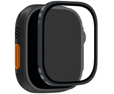 Puro Tempered Glass with Titanium Bezel for Apple Watch Ultra / Ultra 2 / Ultra 3M - Juodas