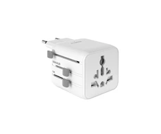 Puro universalus kelioninis adapteris – baltas