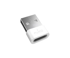 Puro USB-C - USB-A adapteris - Baltas