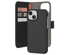 SBS Nuimama PURO piniginė – dėklas 2 viename, skirtas iPhone 15 Plus (juodas)