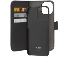 Dėklas Puro Wallet Detachable iPhone 15 Pro Max 6.7" 2w1 juoda juodas PUIPC15P67BOOKC3BLK