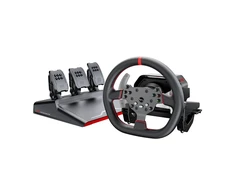 PXN-V10 Pro žaidimų rinkinys - vairas + pedalai + tvirtinimo spaustukai (PC / PS4 / Xbox One / Xbox Series X S)