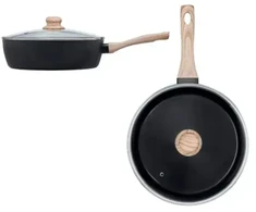 Pyrex gili keptuvė su dangčiu Cook&amp;Care Ø28 cm