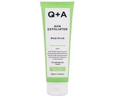 Q+A AHA Exfoliator Body Scrub Kūno šveitiklis su AHA rūgštimi, 250 ml
