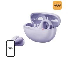 QCY Crossky Clip T33 ausinės (violetinė)