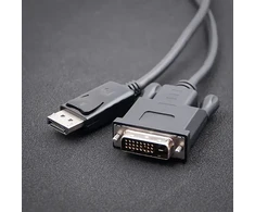 QOLTEC 50364 DisplayPort Cable DVI 24+1 male 1,8m